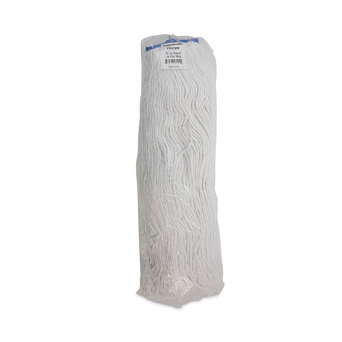 Picture of Mop Head, Economical Lie-Flat Head, Rayon Fiber, 32-Oz., White, 12/Carton