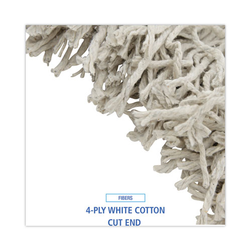 Picture of Cotton Mop Head, Cut-End, #32, White, 12/Carton