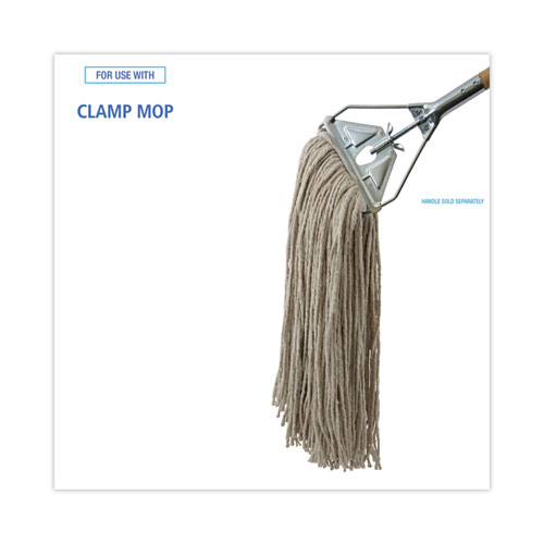 Picture of Mop Head, Cotton, Cut-End, White, 4-Ply, 32oz, 12/Carton