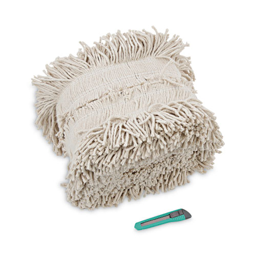 Picture of Flash Forty Disposable Dust Mop Heads, Cotton, 5", Natural