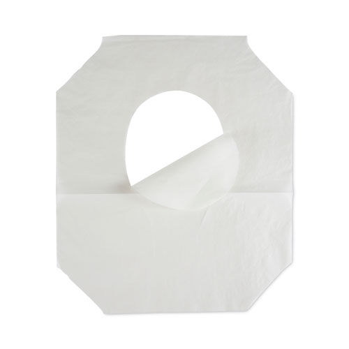 Picture of Premium Half-Fold Toilet Seat Covers, 14.17 x 16.73, White, 250 Covers/Sleeve, 4 Sleeves/Carton