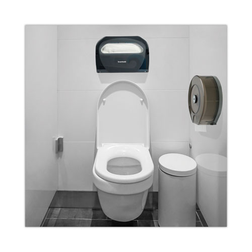 Picture of Premium Half-Fold Toilet Seat Covers, 14.17 x 16.73, White, 250 Covers/Sleeve, 4 Sleeves/Carton