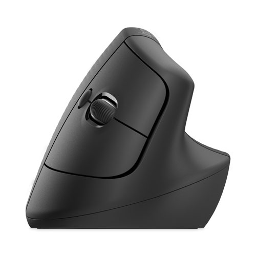 Picture of Lift Vertical Ergonomic Mouse, 2.4 GHz Frequency/32 ft Wireless Range, Right Hand Use, Graphite