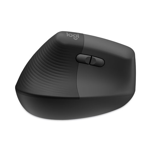 Picture of Lift Vertical Ergonomic Mouse, 2.4 GHz Frequency/32 ft Wireless Range, Left Hand Use, Graphite