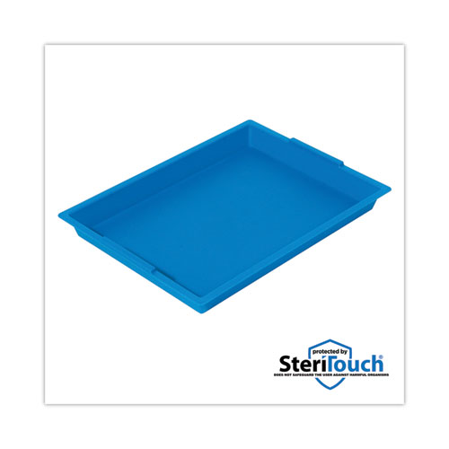 Picture of Little Artist Antimicrobial Finger Paint Tray, 16 x 1.8 x 12, Blue