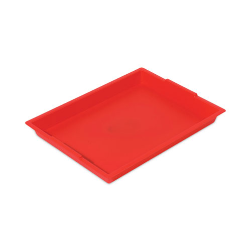 Picture of Little Artist Antimicrobial Finger Paint Tray, 16 x 1.8 x 12, Red