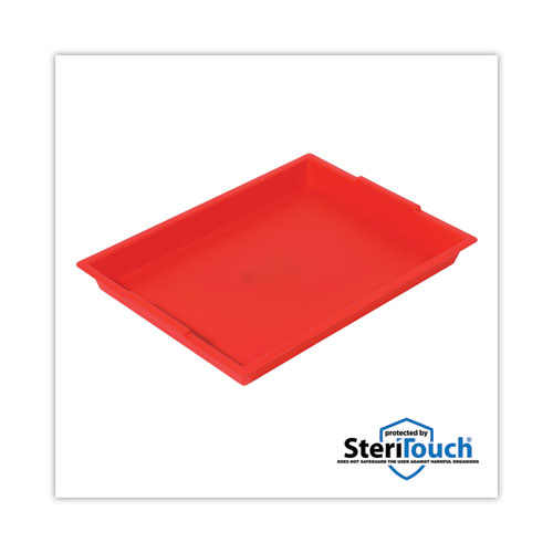 Picture of Little Artist Antimicrobial Finger Paint Tray, 16 x 1.8 x 12, Red