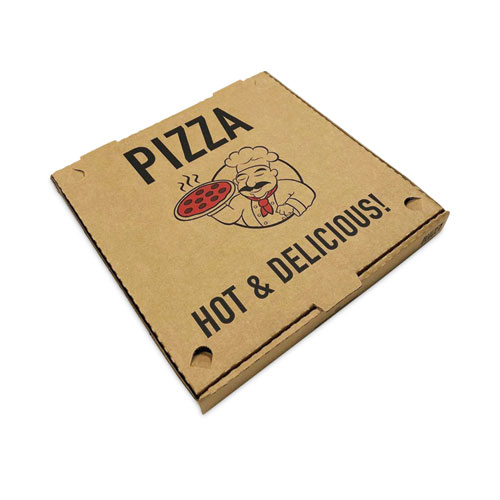 Picture of Pizza Boxes, 14 x 14 x 2, Kraft, Paper, 50/Pack