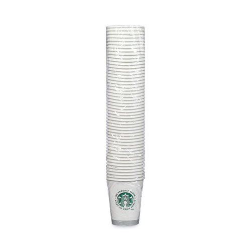 Picture of Hot Cups, 12 oz, White with Green Starbucks Logo, 1,000/Carton