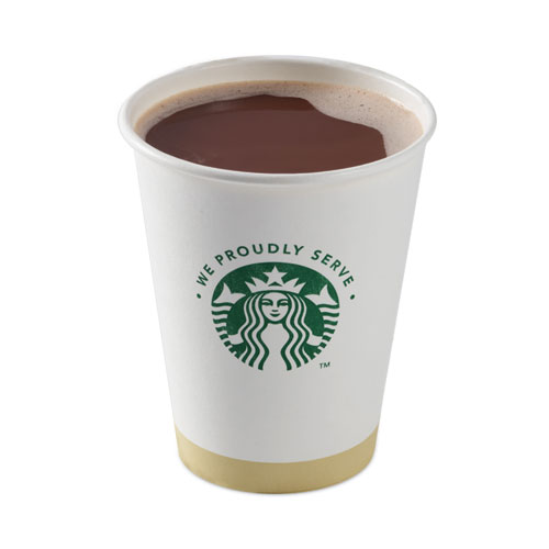 Picture of Hot Cups, 12 oz, White with Green Starbucks Logo, 1,000/Carton