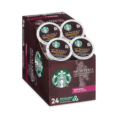 Picture of Sumatra Coffee K-Cups, Sumatra, 0.4 oz K-Cup, 24/Box