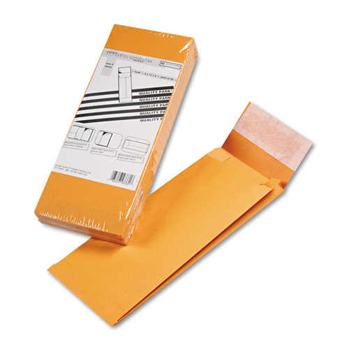 Picture of Redi-Strip Kraft Expansion Envelope, #14, Square Flap, Redi-Strip Adhesive Closure, 5 x 11, Brown Kraft, 25/Box