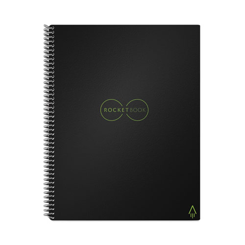 Picture of Core Smart Notebook, Medium/College Rule, Black Cover, (16) 11 x 8.5 Sheets