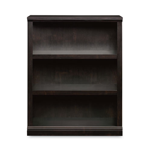 Picture of Select Collection Bookcase, Three-Shelf, 35.37w x 13.22d x 69.76h, Estate Black