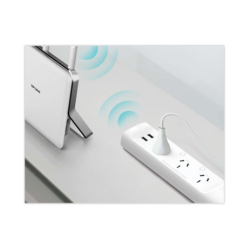 Picture of Kasa Smart WiFi 3-Outlet Power Strip, 3 AC Outlets/2 USB Ports, White