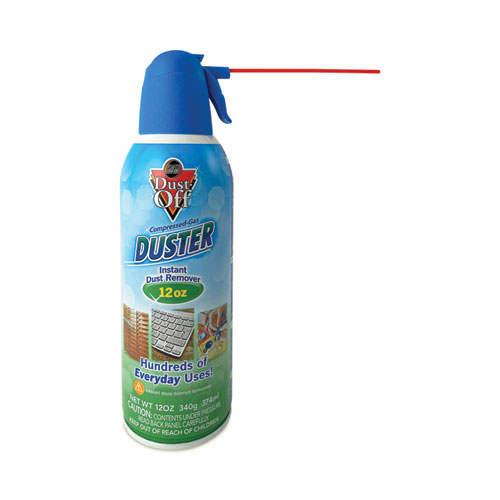 Picture of Disposable Compressed Air Duster, 12 oz Can