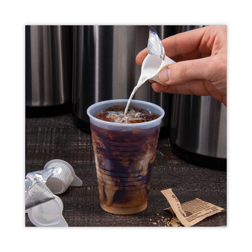 Picture of High-Impact Polystyrene Cold Cups, 10 oz, Translucent, 100/Sleeve, 25 Sleeves/Carton