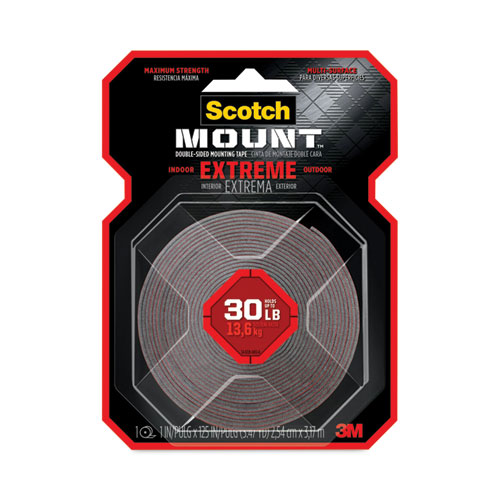 Extreme+Mounting+Tape%2C+Holds+Up+To+30+Lbs%2C+1+X+60%2C+Black