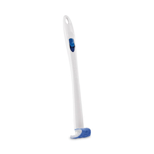 Picture of Toilet Scrubber Starter Kit, 1 Handle and 5 Scrubbers, White/Blue