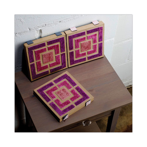 Picture of Precut Removable Mounting Tabs, Removable, Holds Up to 0.25 lb, 6 Tabs, Double-Sided, 0.5 x 0.75, Black, 480/Pack