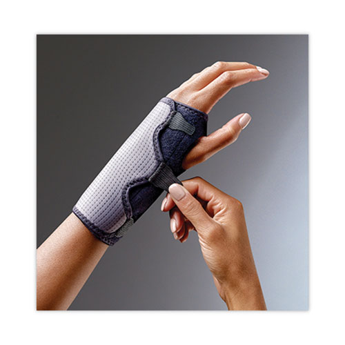 Picture of Adjustable Reversible Splint Wrist Brace, Fits Wrists 5.5" to 8.5", Black