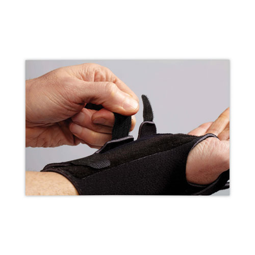 Picture of Adjustable Reversible Splint Wrist Brace, Fits Wrists 5.5" to 8.5", Black