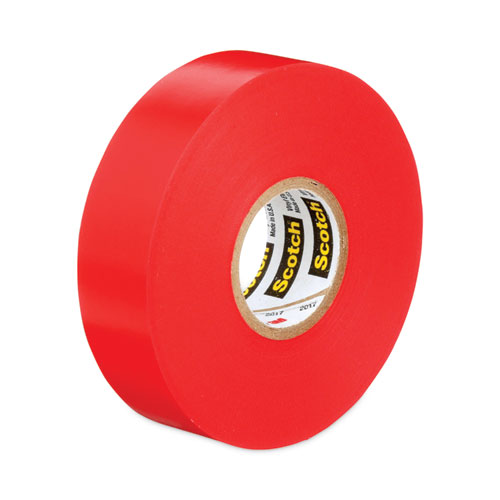 Picture of Scotch 35 Vinyl Electrical Color Coding Tape, 3" Core, 0.75" x 66 ft, Red