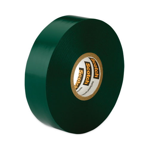 Picture of Scotch 35 Vinyl Electrical Color Coding Tape, 3" Core, 0.75" x 66 ft, Green