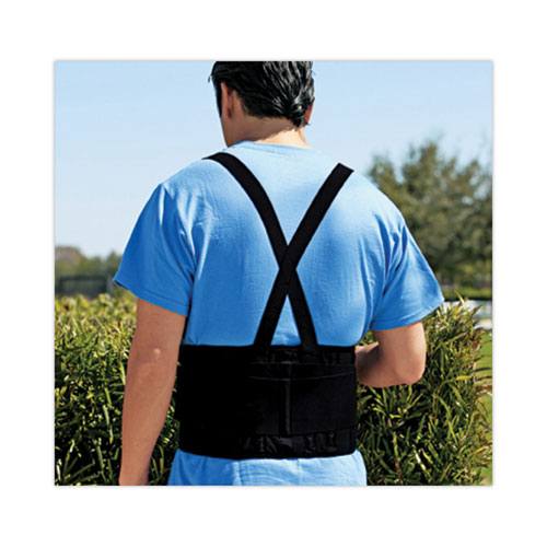 Picture of Work Belt with Removable Suspenders, One Size Fits All, Up to 48" Waist Size, Black