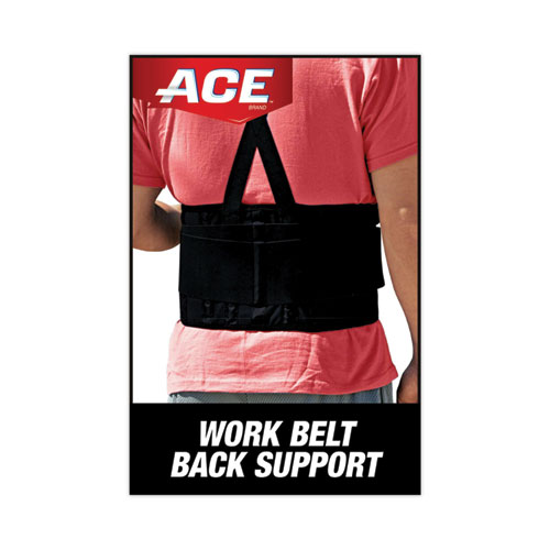 Picture of Work Belt with Removable Suspenders, One Size Fits All, Up to 48" Waist Size, Black