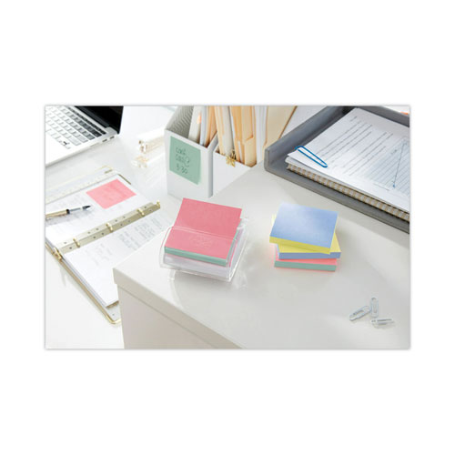 Picture of Original Recycled Pop-up Notes, 3 x 3, Sweet Sprinkles Collection Colors, 100 Sheets/Pad, 6 Pads/Pack