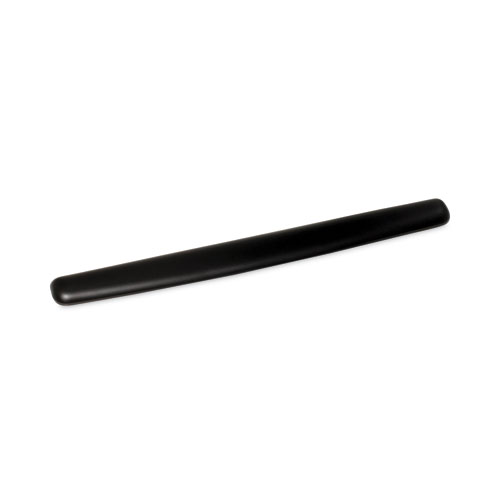 Picture of Antimicrobial Gel Thin Keyboard Wrist Rest, Extended Length, 25 x 2.5, Black