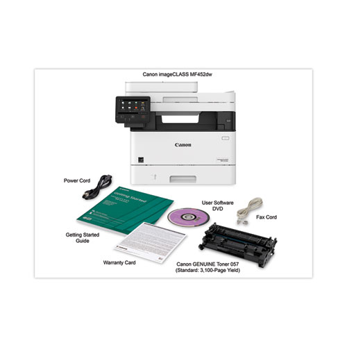 Picture of imageCLASS MF452dw Wireless Laser Printer, Fax, Copy, Print, Scan