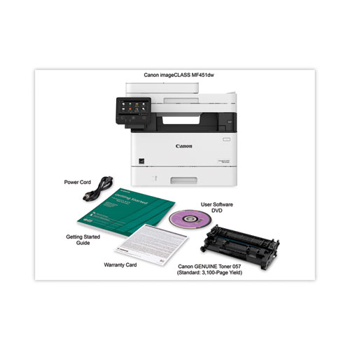 Picture of imageCLASS MF451dw Wireless Multifunction Laser Printer, Copy/Print/Scan