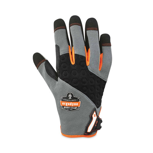 Picture of ProFlex 710 Heavy-Duty Mechanics Gloves, Gray, 2X-Large, Pair