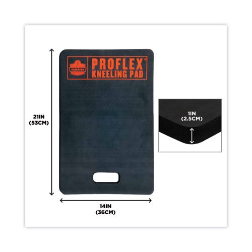 Picture of ProFlex 380 Standard Foam Kneeling Pad, 1", Medium, Black