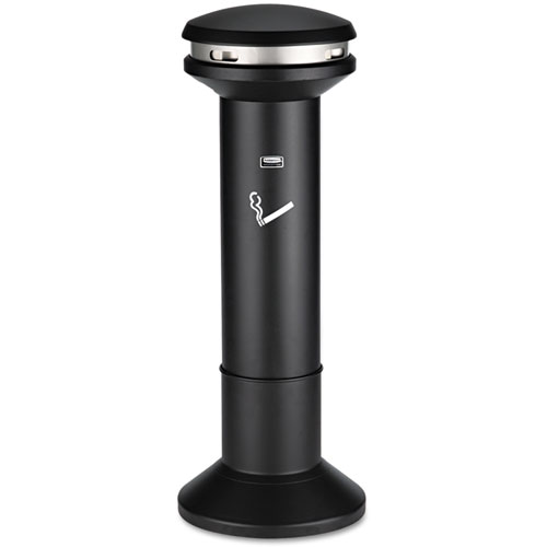 Picture of Infinity Ultra-High Capacity Smoking Receptacle, 6.7 gal, 15.5 dia x 41.5h, Black