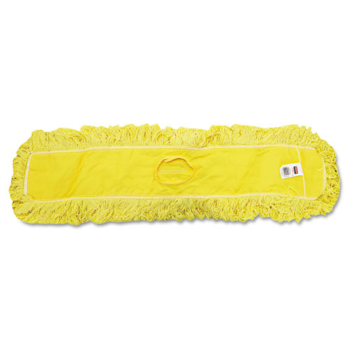 Picture of Trapper Commercial Dust Mop, Looped-end Launderable, 5" x 36", Yellow