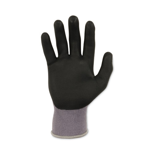 Picture of ProFlex 7000 Nitrile-Coated Gloves Microfoam Palm, EN388: 4121A, 9" Long, Small, Gray, 12 Pairs