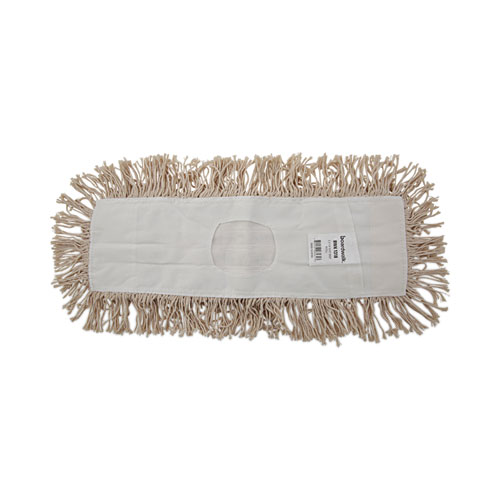 Industrial+Dust+Mop+Head%2C+Hygrade+Cotton%2C+18w+X+5d%2C+White