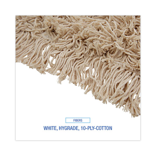 Picture of Industrial Dust Mop Head, Hygrade Cotton, 18w x 5d, White