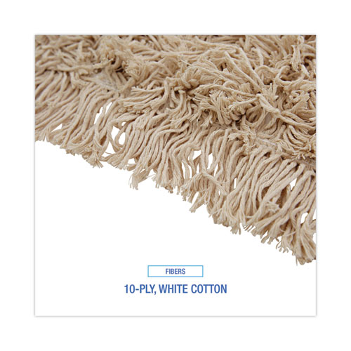 Picture of Industrial Dust Mop Head, Hygrade Cotton, 48w x 5d, White