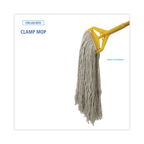 Picture of Cut-End Wet Mop Head, Cotton, No. 32, White, 12/Carton