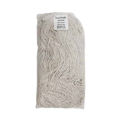 Picture of Cut-End Wet Mop Head, Cotton, No. 32, White, 12/Carton