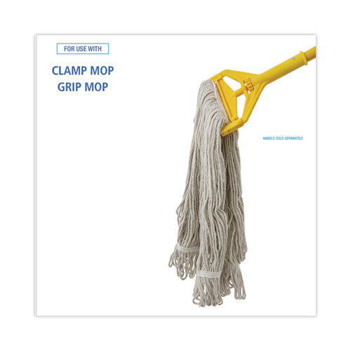 Picture of Pro Loop Web/Tailband Wet Mop Head, Cotton, 12/Carton