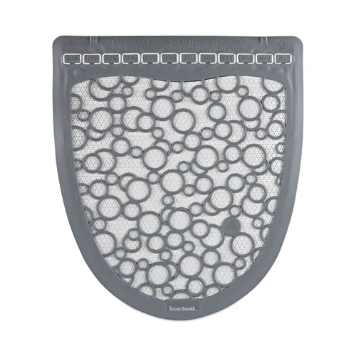 Picture of Urinal Mat 2.0, Rubber, 17.5 x 20, Gray/White, 6/Carton