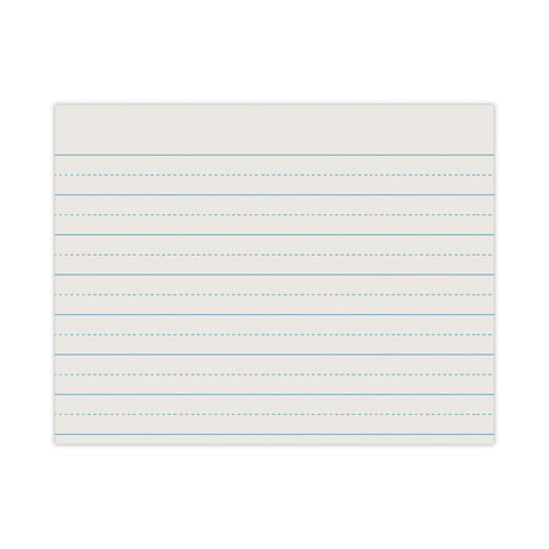 Picture of Alternate Dotted Newsprint Paper, 1" Two-Sided Long Rule, 8.5 x 11, 500/Pack