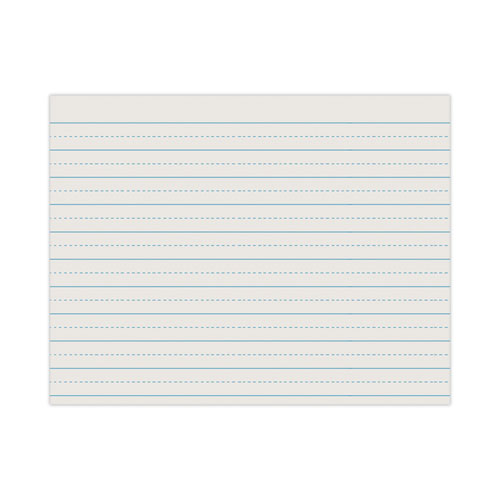 Picture of Alternate Dotted Newsprint Paper, 3/4" Two-Sided Long Rule, 8.5 x 11, 500/Pack