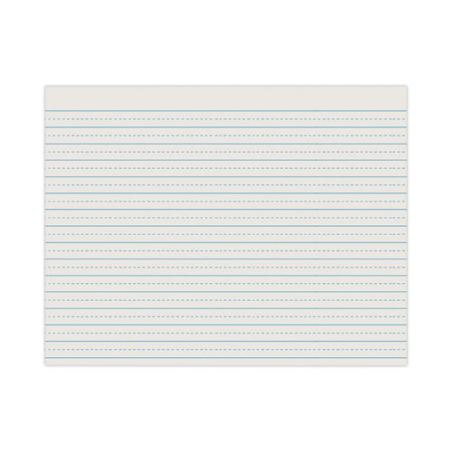 Picture of Alternate Dotted Newsprint Paper, 1/2" Two-Sided Long Rule, 8.5 x 11, 500/Pack