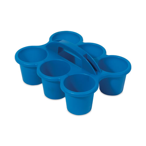 Picture of Deflecto Antimicrobial Kids Little Artist Six-Cup Caddy, Blue